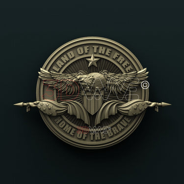 AMERICAN EAGLE 3D STL 3DWave